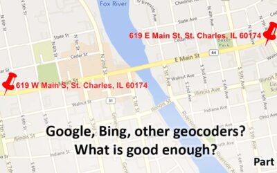 Geocoding – Are Google, Bing, etc. Good Enough? Part 1